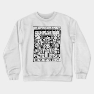 Aztec Beer Hops Dragon Tattoo Crewneck Sweatshirt